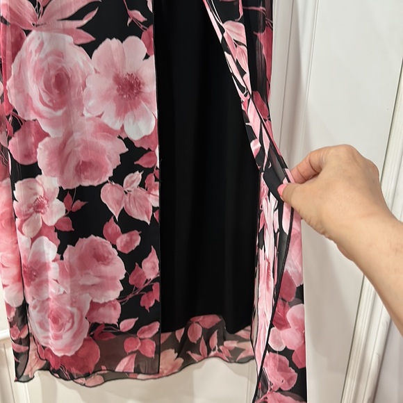 Connected Apparel two layered midi dress size 8 - Picture 2 of 11